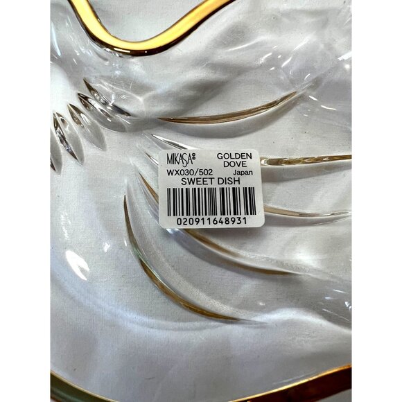 Mikasa Golden Dove Crystal Sweet Dish - Picture 2 of 6
